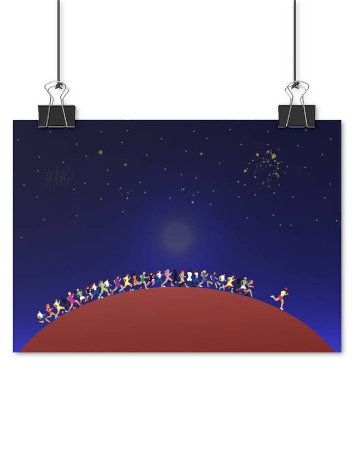 Póster Run Forrest Run para venta al por mayor de Foot Dimanche