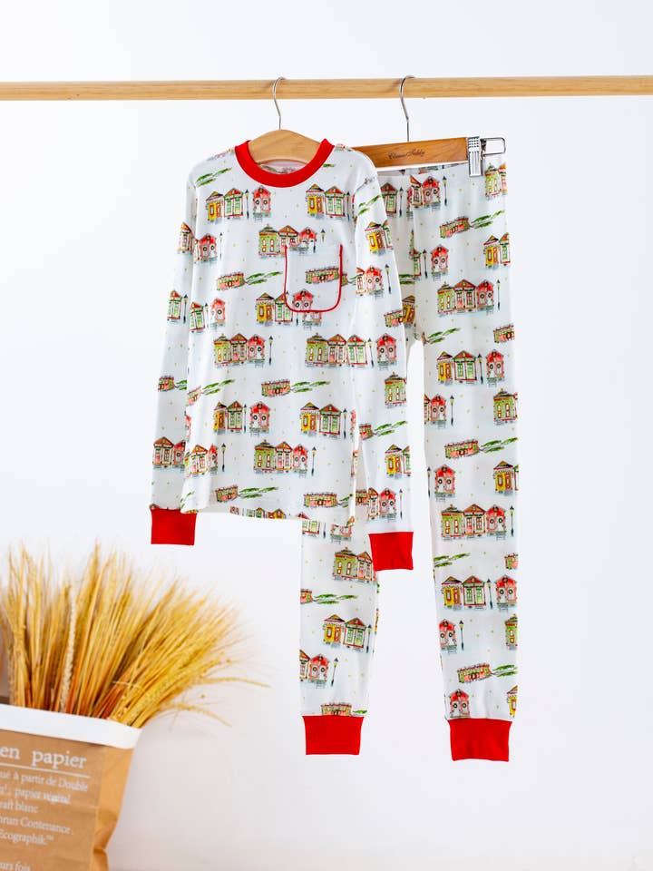 Nola Tawk - Wholesale Sleepwear Set - Kids - Bayou Wonderland Organic Cotton Christmas Pajama Set6