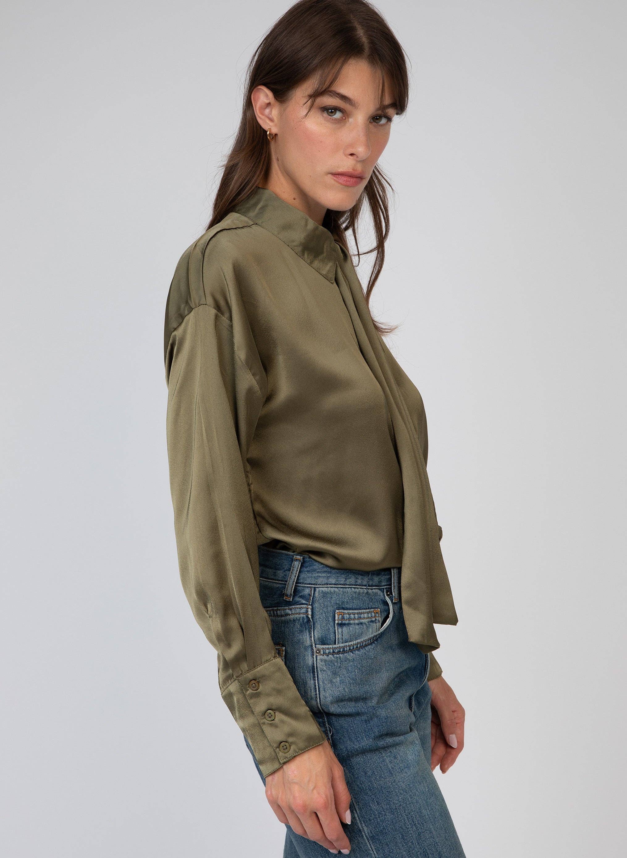 An'ge - Vente Chemise à col boutonné – femme - CHEMISE SYLVANOA army4