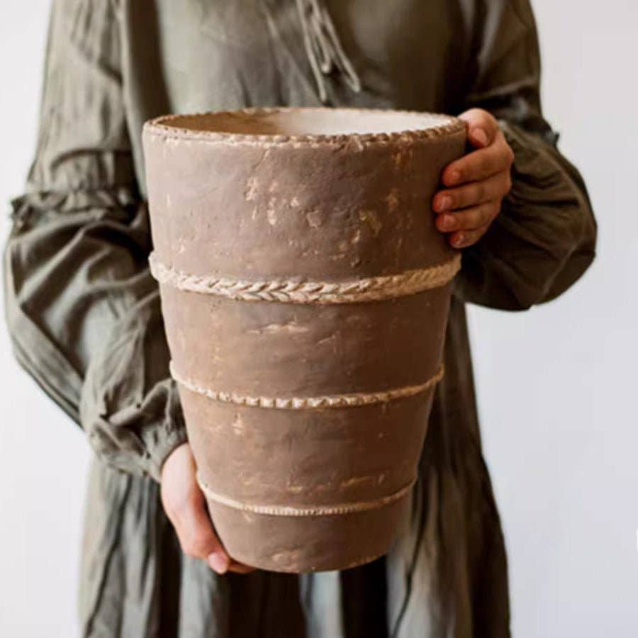 Rustic Reach - Vente Pot - Jardinière en terre cuite rouge Tasha10