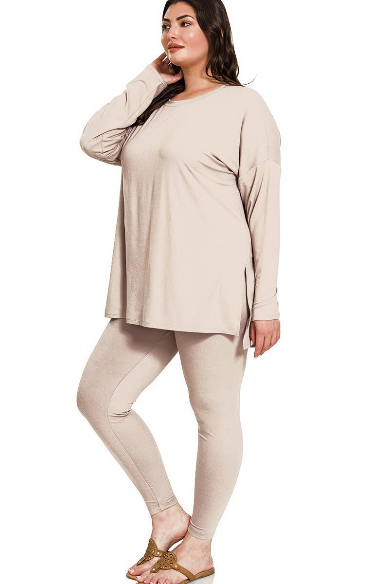 42POPS - Vente Ensemble de vêtements d'intérieur – femme - ".._ Ensemble de détente en microfibre Plus19