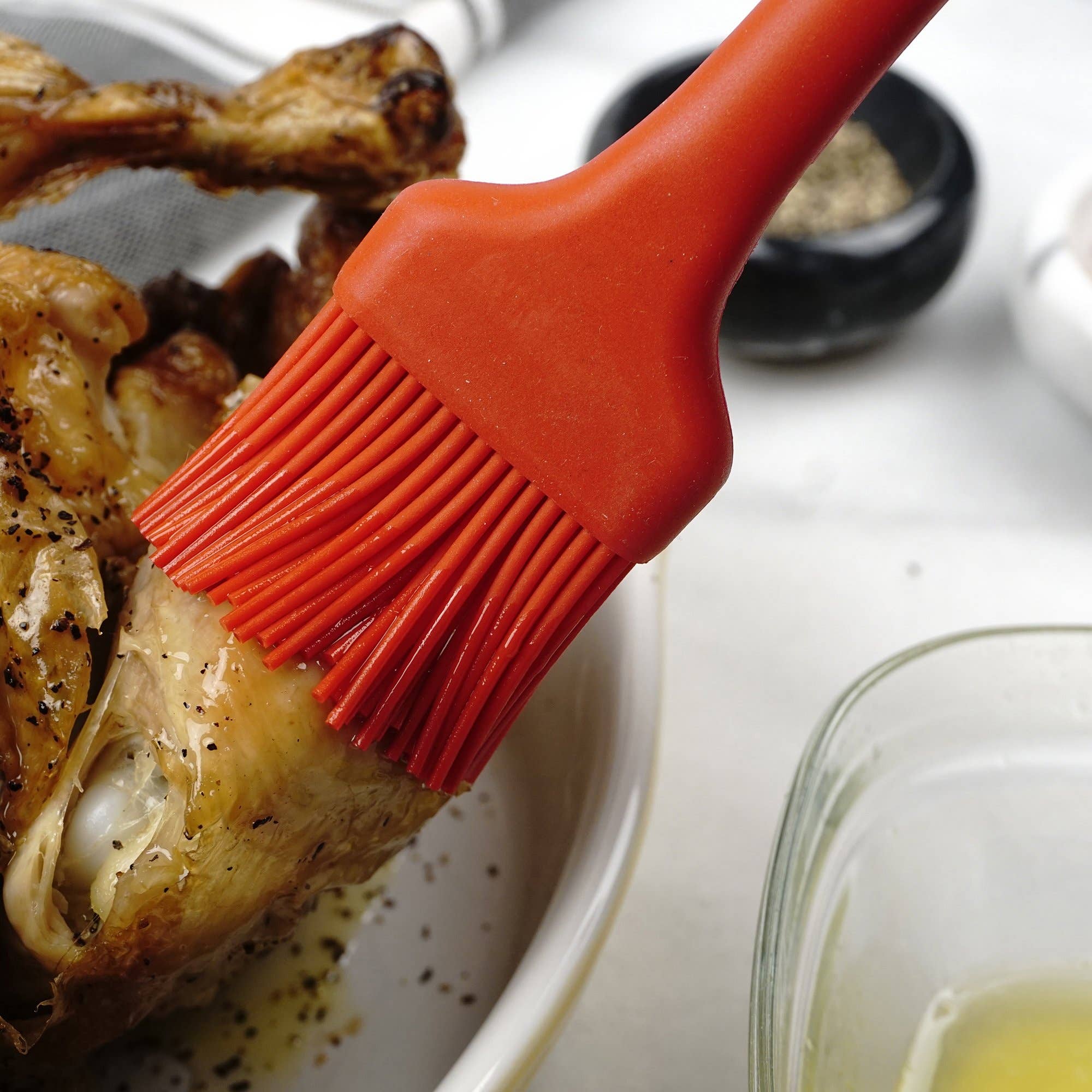 RSVP International - Wholesale Basting Brush - Silicone Basting Brush - Red1