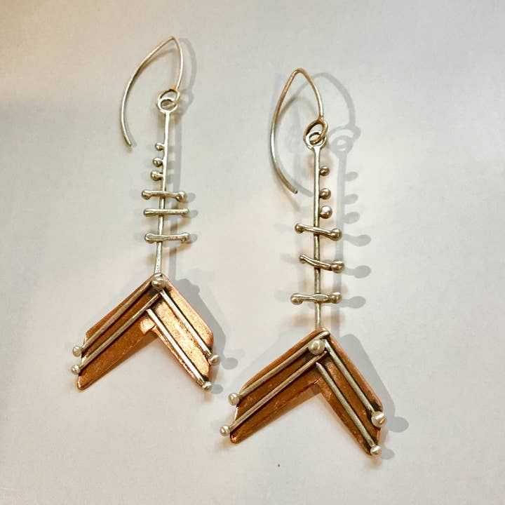 JL Merrill Metalworks – Großhandel Ohrhänger – Feather Arrow Ohrringe
