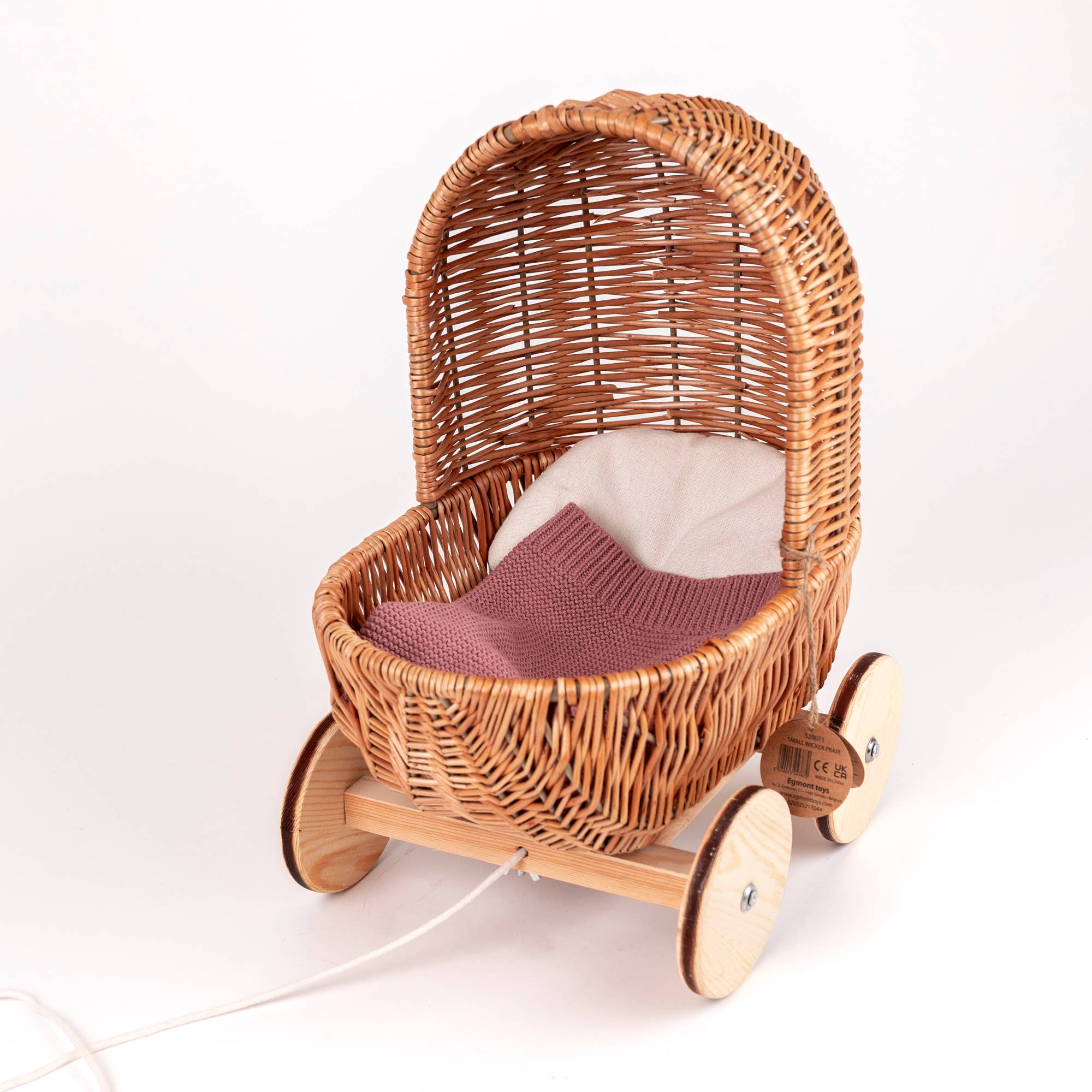 Egmont - Wholesale Doll Stroller - Kids - Small Wicker Pram1
