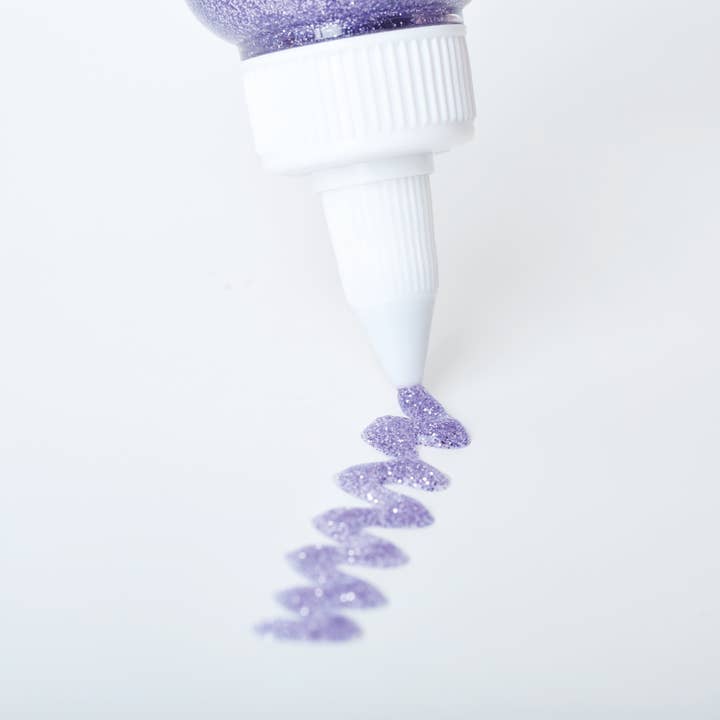 West Design Products - Wholesale Glitter - Glitz it Glitter Glue, Lilac Shimmer, 120ml6