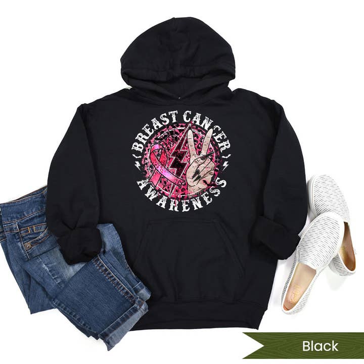 Sensibilização para o cancro da mama 4 por atacado de Wildflower Apparel Co.