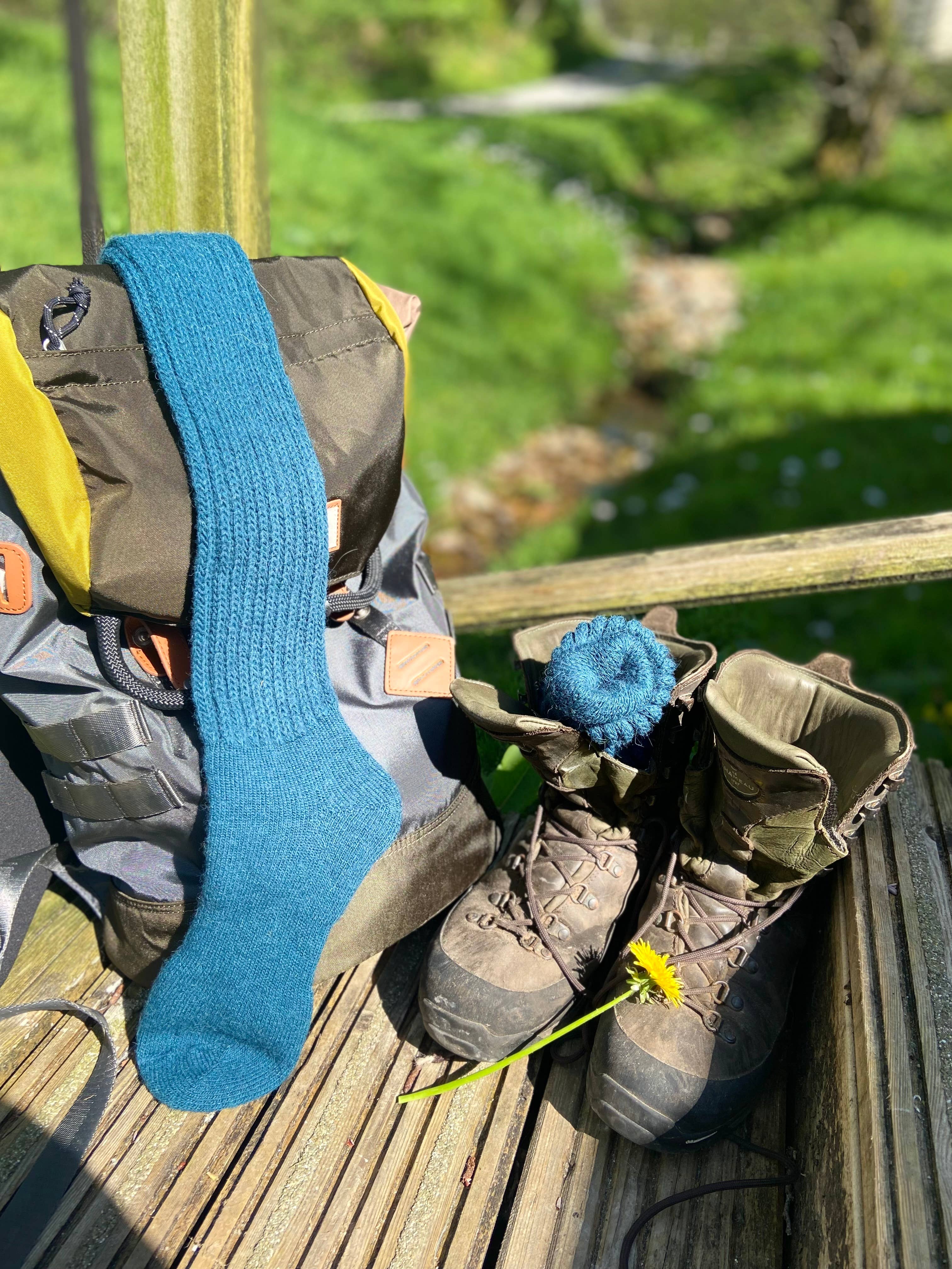 Samantha Holmes Alpaca Clothing and Gifts – Großhandel Socken – Damen – Damen Super Lange Alpaka Grobstrick-Rippensocken UK 4-8 US 6-5-108