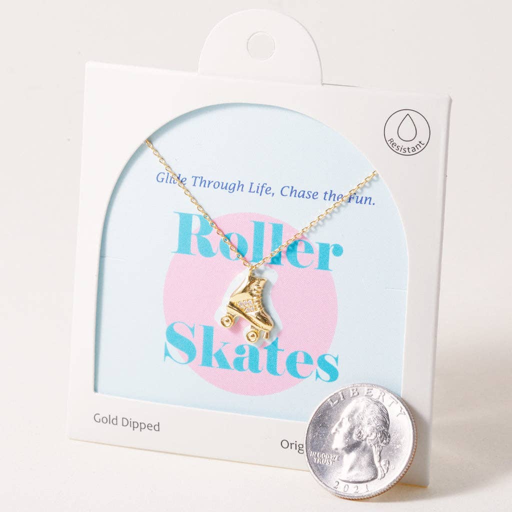 INKI STUDIO – wholesale Pendant/charm necklace – Roller Skates, Necklace3