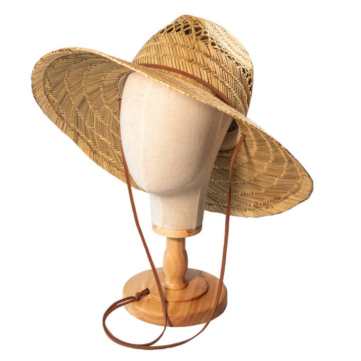 High Desert Gear - Wholesale Straw Hat - Women's - Extra Wide Brim Straw Festival Lifeguard Hat
