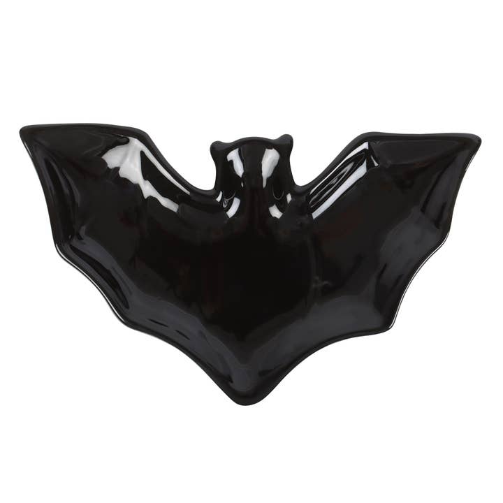 Something Different Wholesale – wholesale Jewellery dish – Gothic Halloween Black Bat Trinket Dish