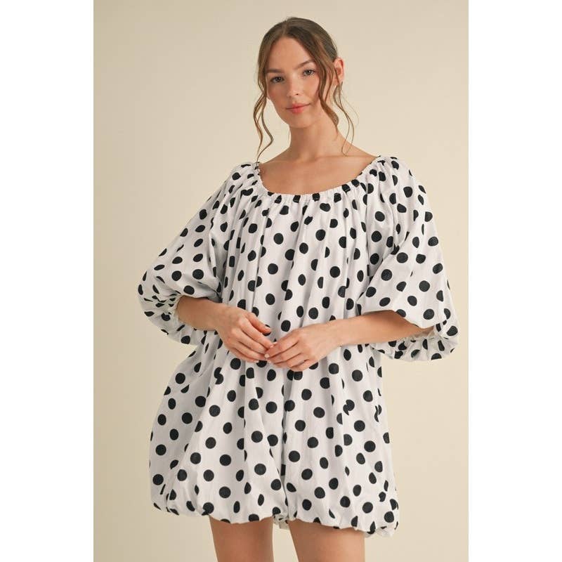 STYLE USA - Wholesale Dress - Women's - Polka dot print dress2