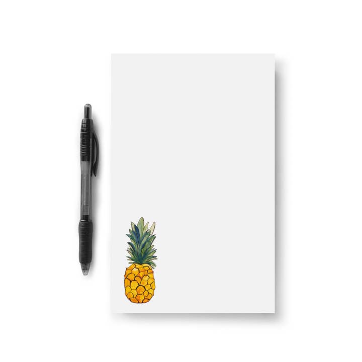 Pineapple Notepad 5 x 8" Standard for wholesale by Eileen Graphics