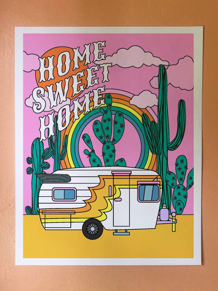 11" x 14" Home Sweet Home for wholesale by Ash + Chess