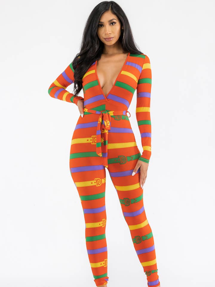 H&H Fashion Inc. - Venta al por mayor Peto - Mujer - HH626R-BELT - Mono ajustado de manga larga0