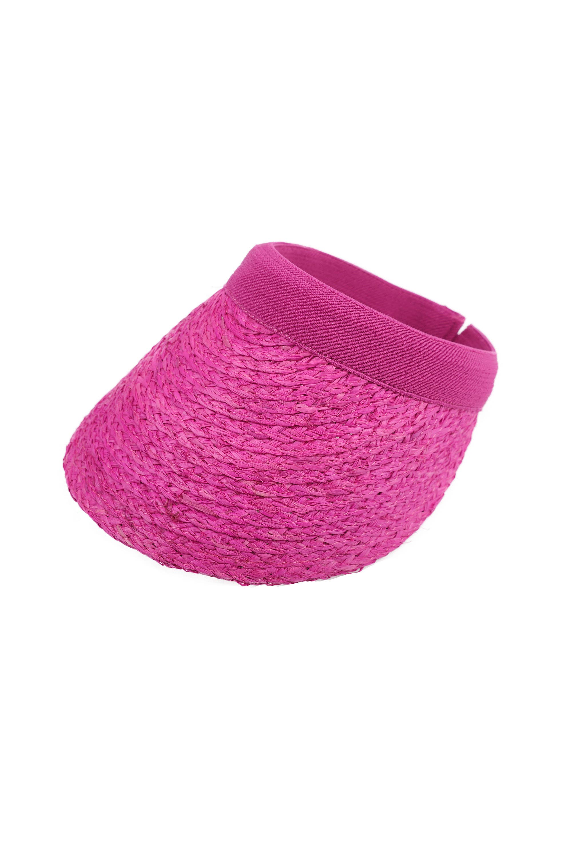 PHANIE MODE - Wholesale Visor - Women's - Solid raffia visor H-291712