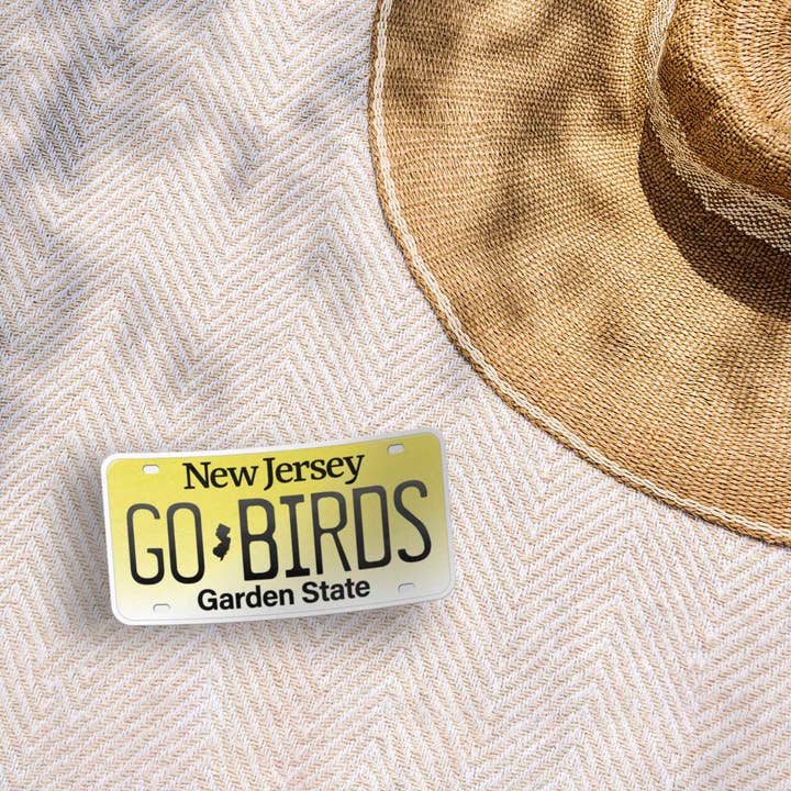 Sentinel Supply – wholesale Sticker – Go Birds New Jersey Sticker - NJ License Plate Decals