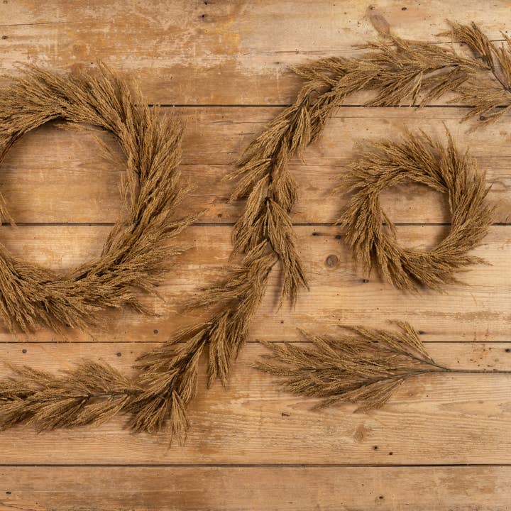 Ragon House - Wholesale Bunting/Garland - 6' DARK GOLD WHEAT GARLAND