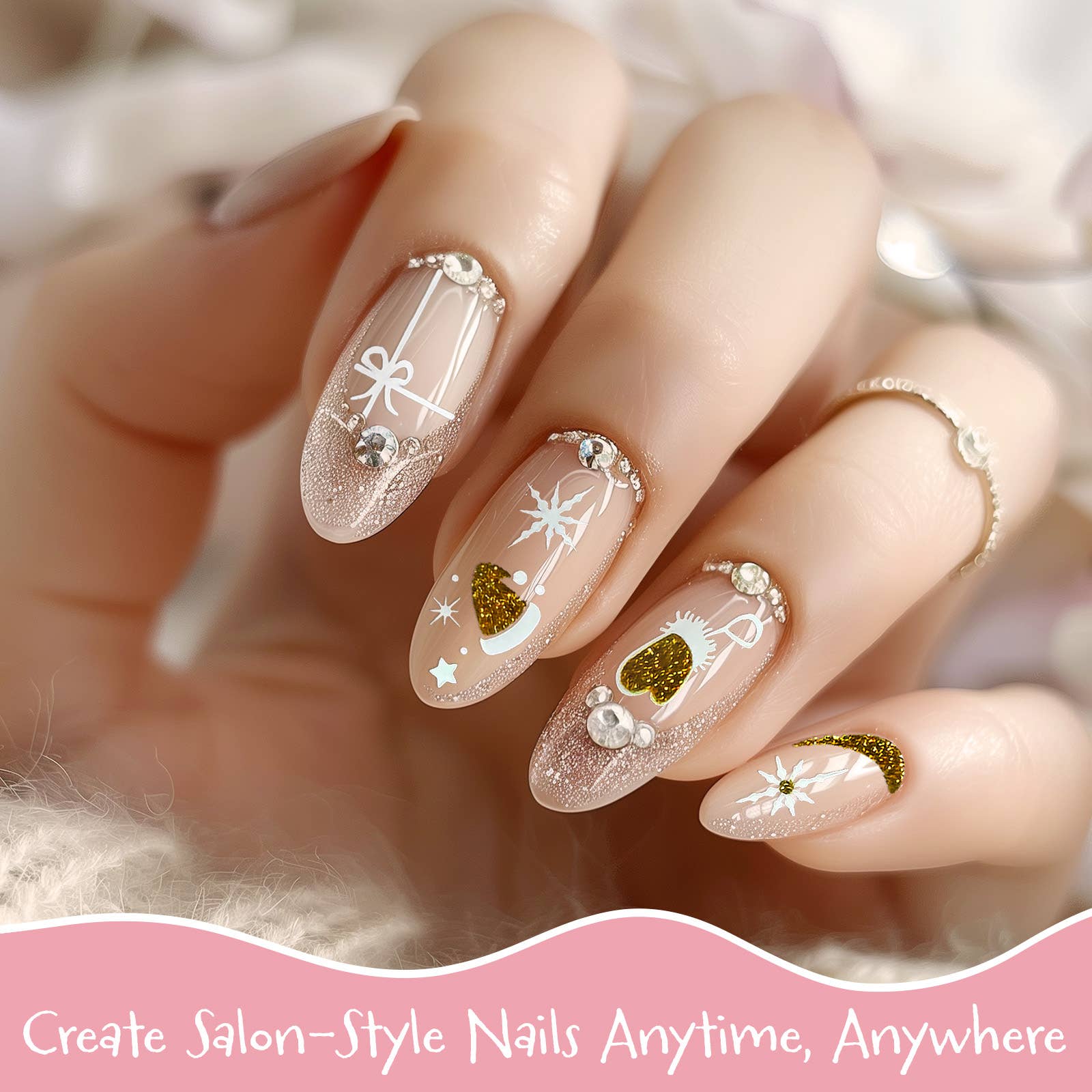 Wrapables.com - Wholesale Nail Art/Decal - Wrapables 5D Embossed Nail Art Stickers 4pcs7
