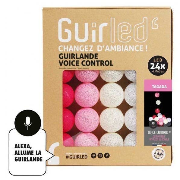 Guirled - Wholesale String Lights - Tagada Voice Control Cotton Ball Light Garland