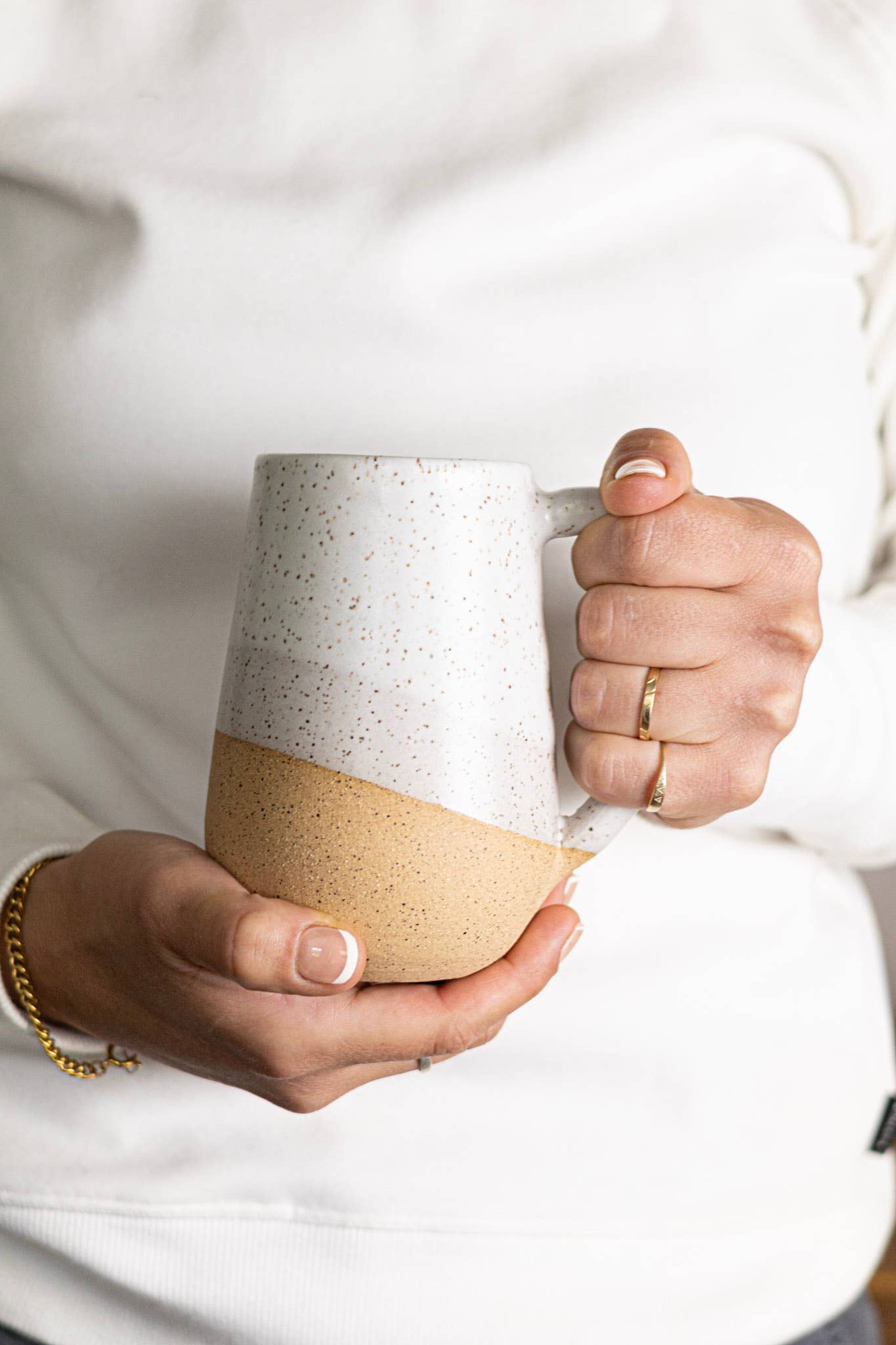 Hands On Ceramics - Wholesale Coffee Mug - Ceramic Tall Round-Bottom Mug - 16 ounce mug4