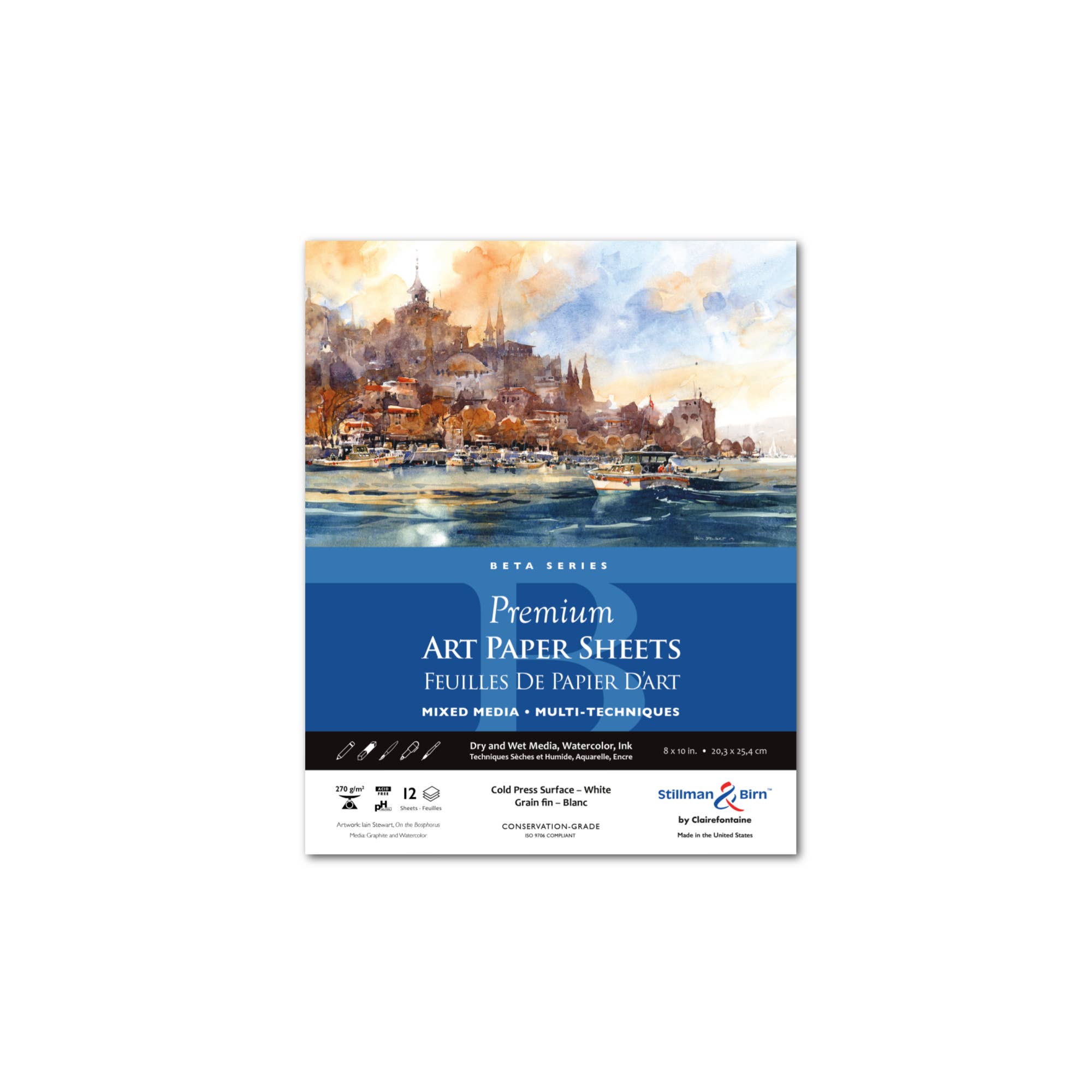 Exaclair - Wholesale Sketchbook/Sketchpad - Stillman & Birn™ Art Sheet Packs6