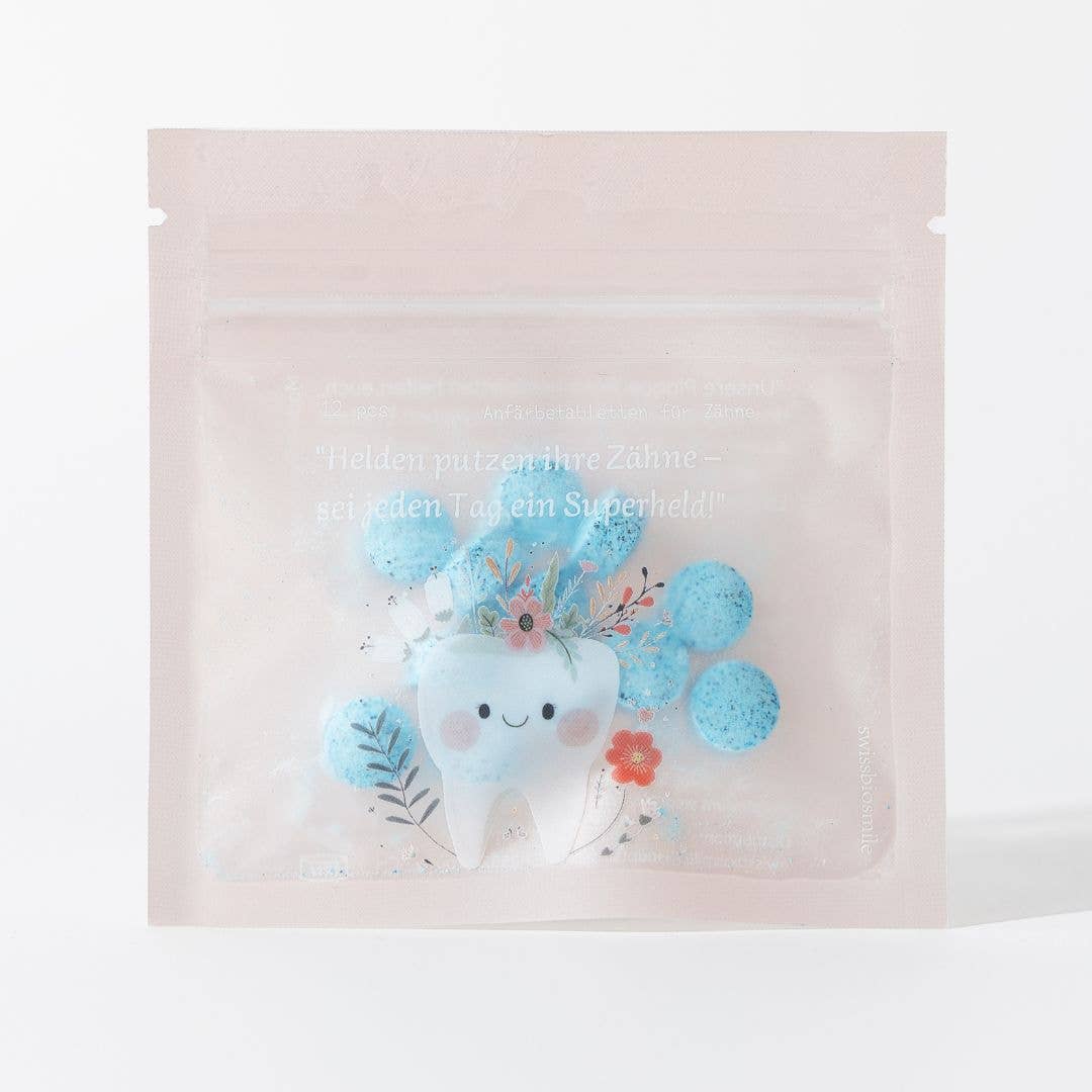 swissbiosmile – wholesale Pet toothpaste – Dog – Plaque disclosing tablets for children – Turn your child into a toothbrushing superhero! - Peppermint