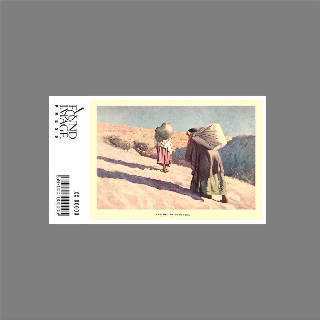 Found Image Press - Wholesale Sticker - Sticker NA-255 Carrying Water to Tewa1