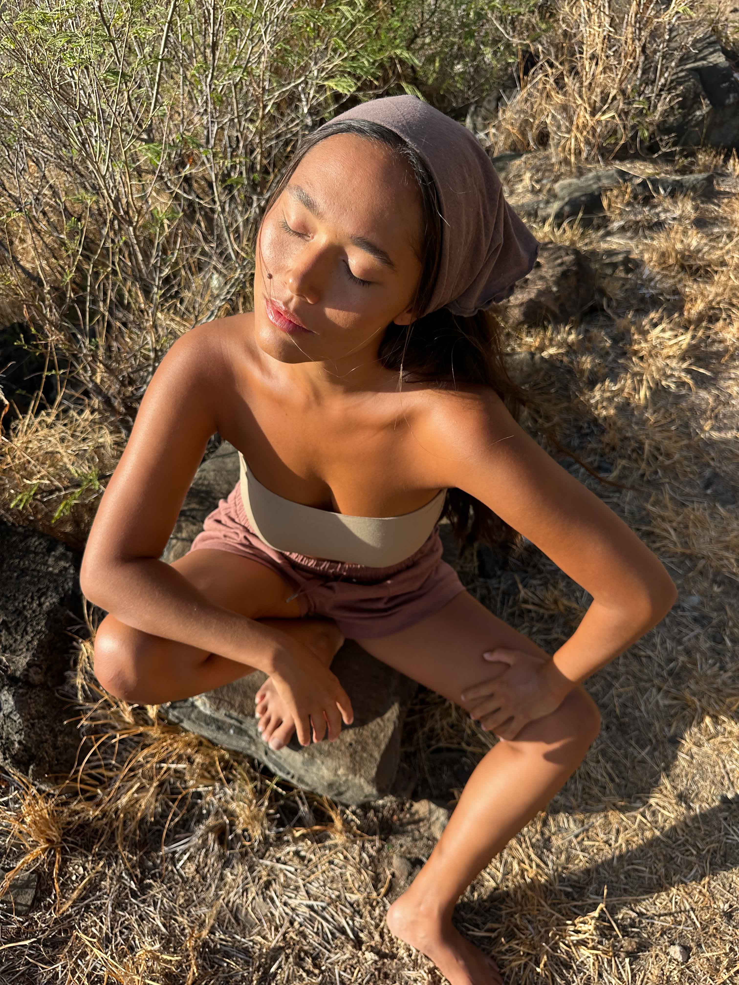 Gardenbelle Shop - Wholesale Shorts - Women's - Organic Hemp Boho Shorts, Slouchy Natural Shorts14