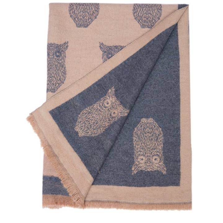 Alba Wholesale - Wholesale Scarf - Women's - Supersoft Owl Scarves2