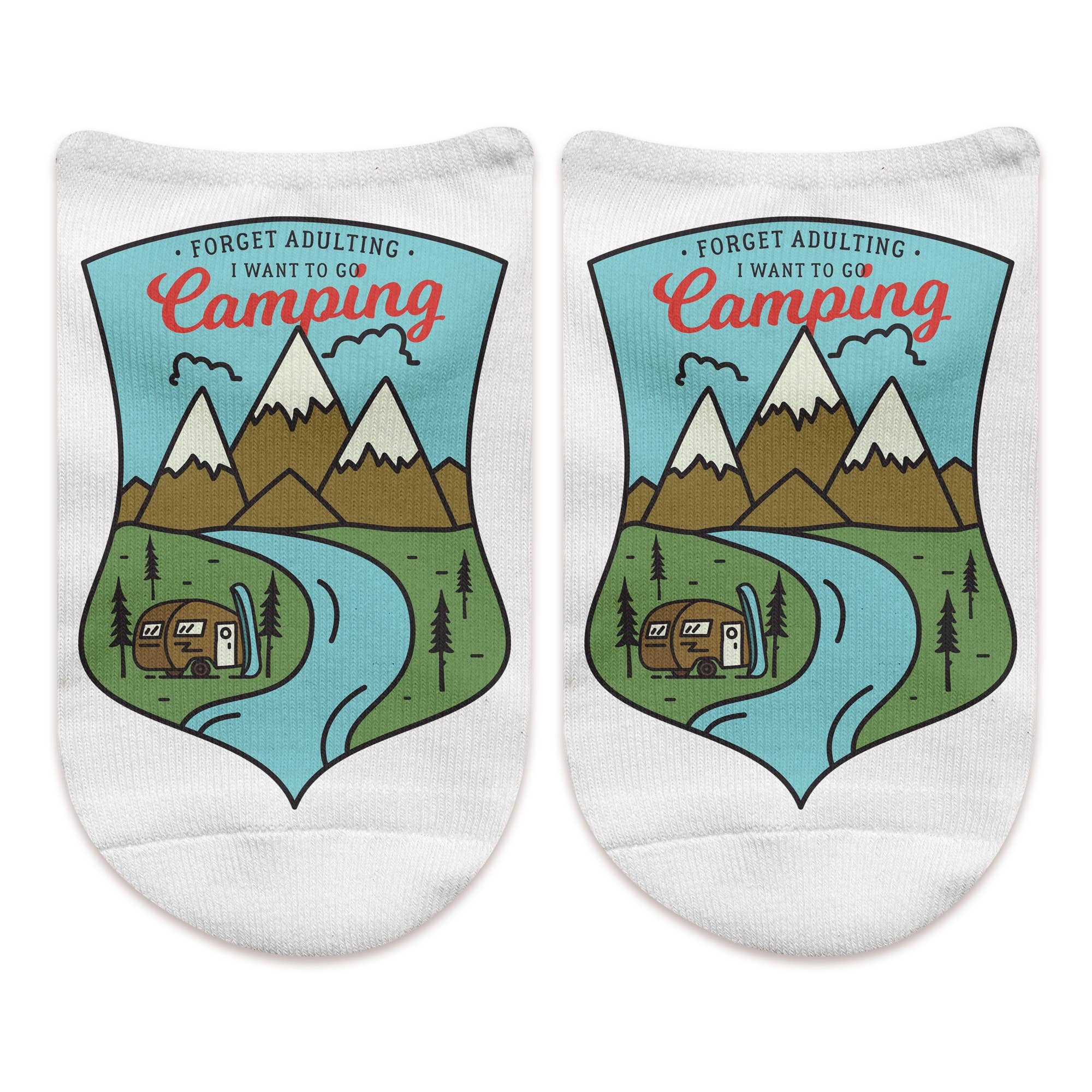 Sockprints - Wholesale Socks - Unisex - Your Design Goes Here - Custom Printed Cotton No Show Socks9