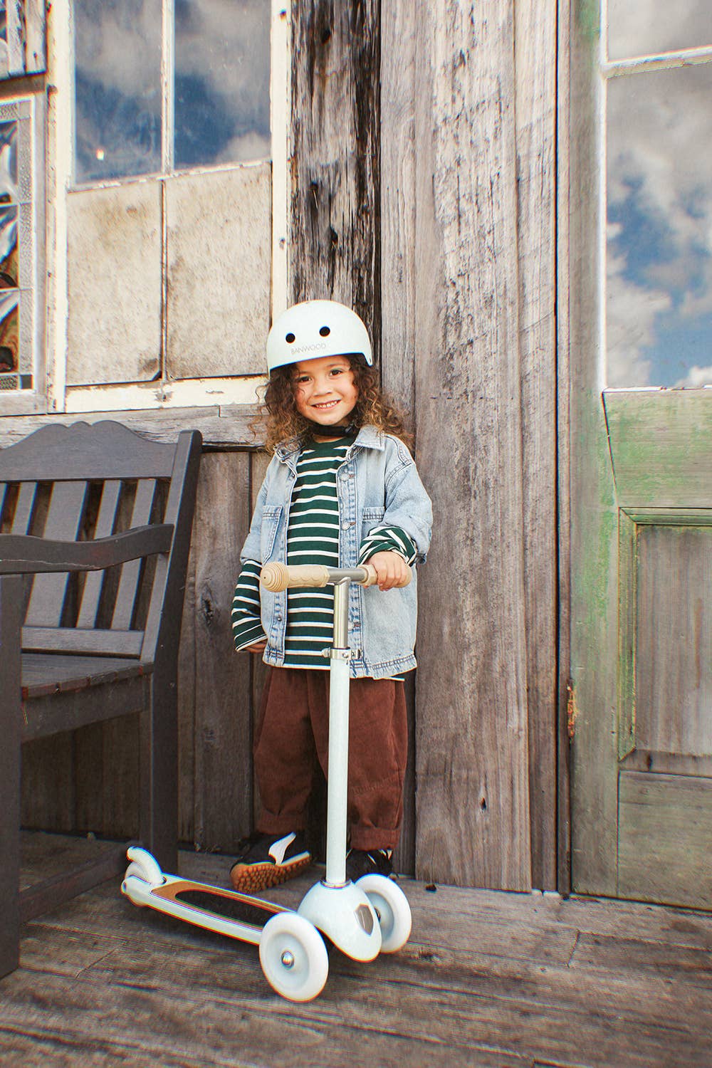 Banwood Inc - Wholesale Bike/Scooter - Kids - BANWOOD 3-WHEEL SCOOTER VINTAGE - PALE MINT3