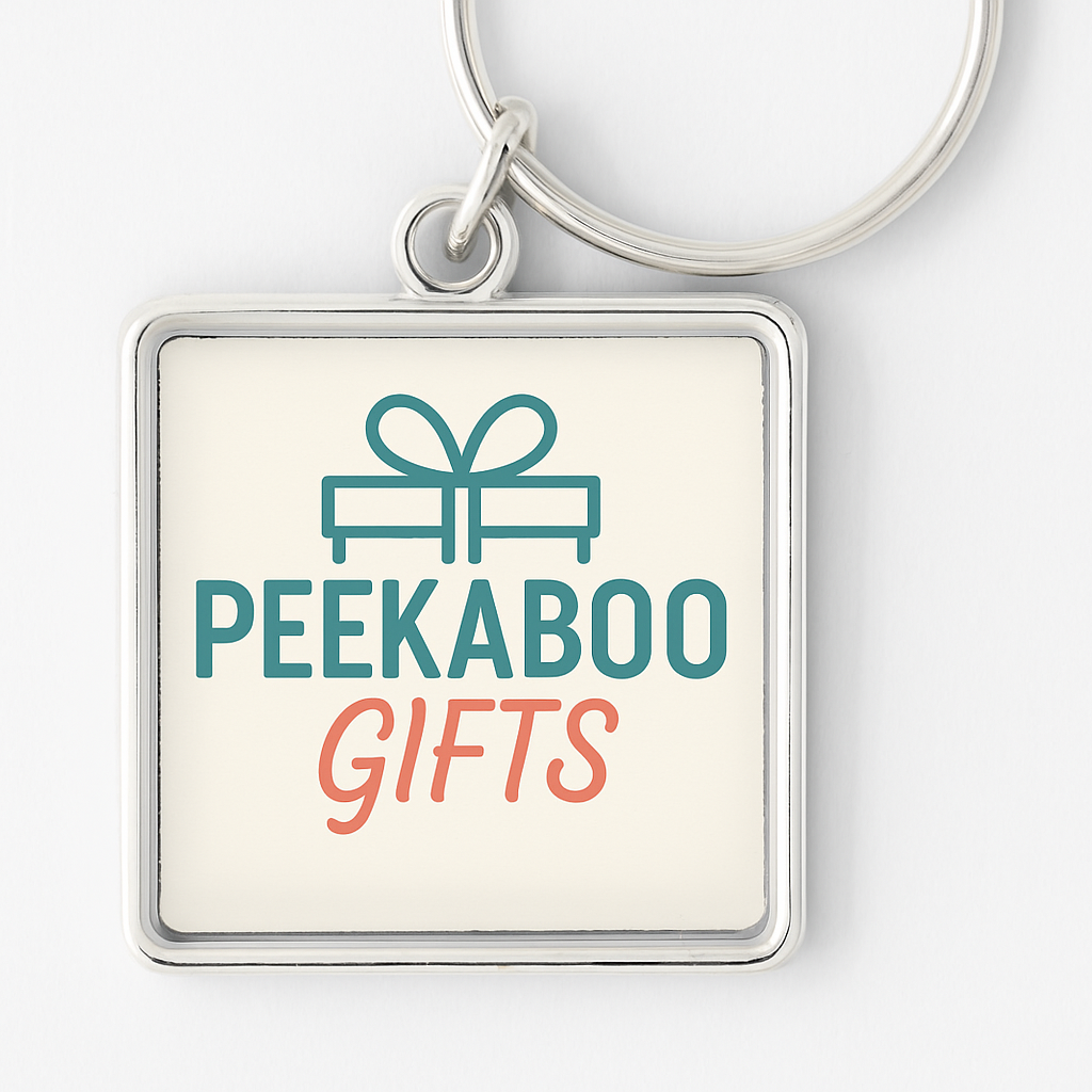 PlanetJill - Wholesale Keychain Bracelet - Create Your Own Keychain - Square Metal Image Keychain1