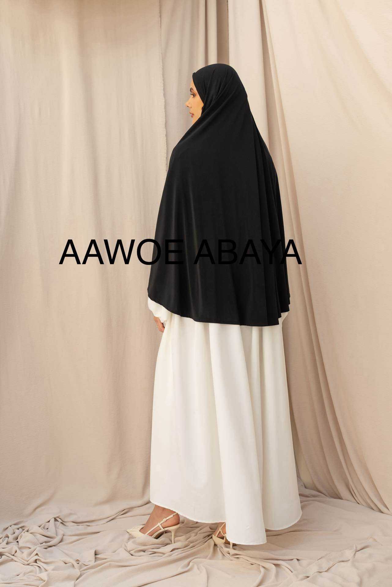 Aawoe Abaya - Wholesale Hijab - Dames - Elegante khimar met lange mouwen - 2418-KH40