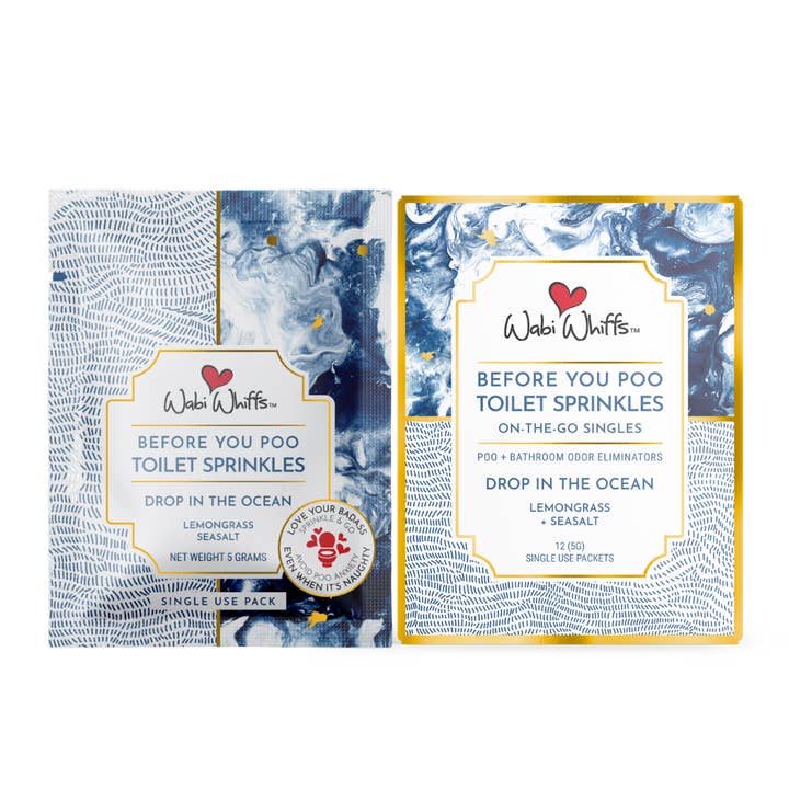 Droppe i havet on-the-go singlar (citrongräs + havssalt) för wholesale av Wabi Whiffs