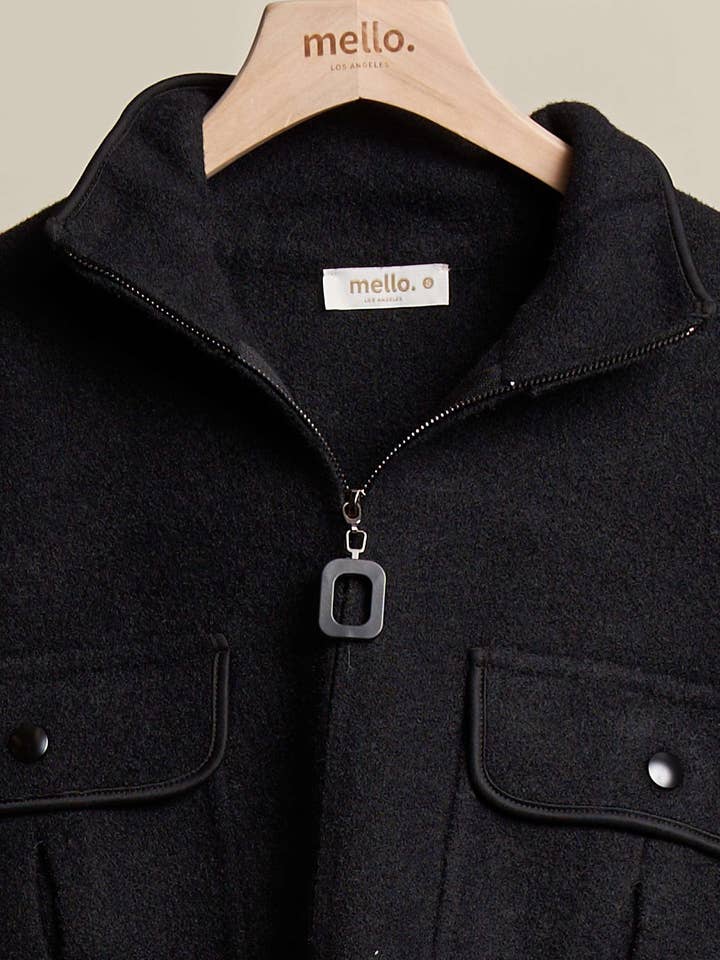 Mello. - Wholesale Athletic Jacket - Women's - Oversize Jacket with Knit Sleeve9