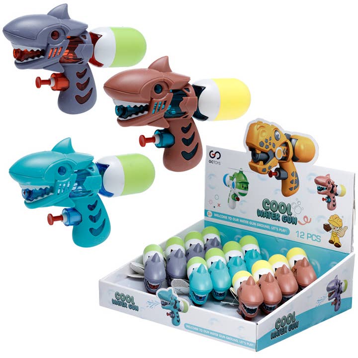 Puckator EU - Venta al por mayor Juguetes de playa/piscina - Niños y bebés - Pistola de agua Mini Shark