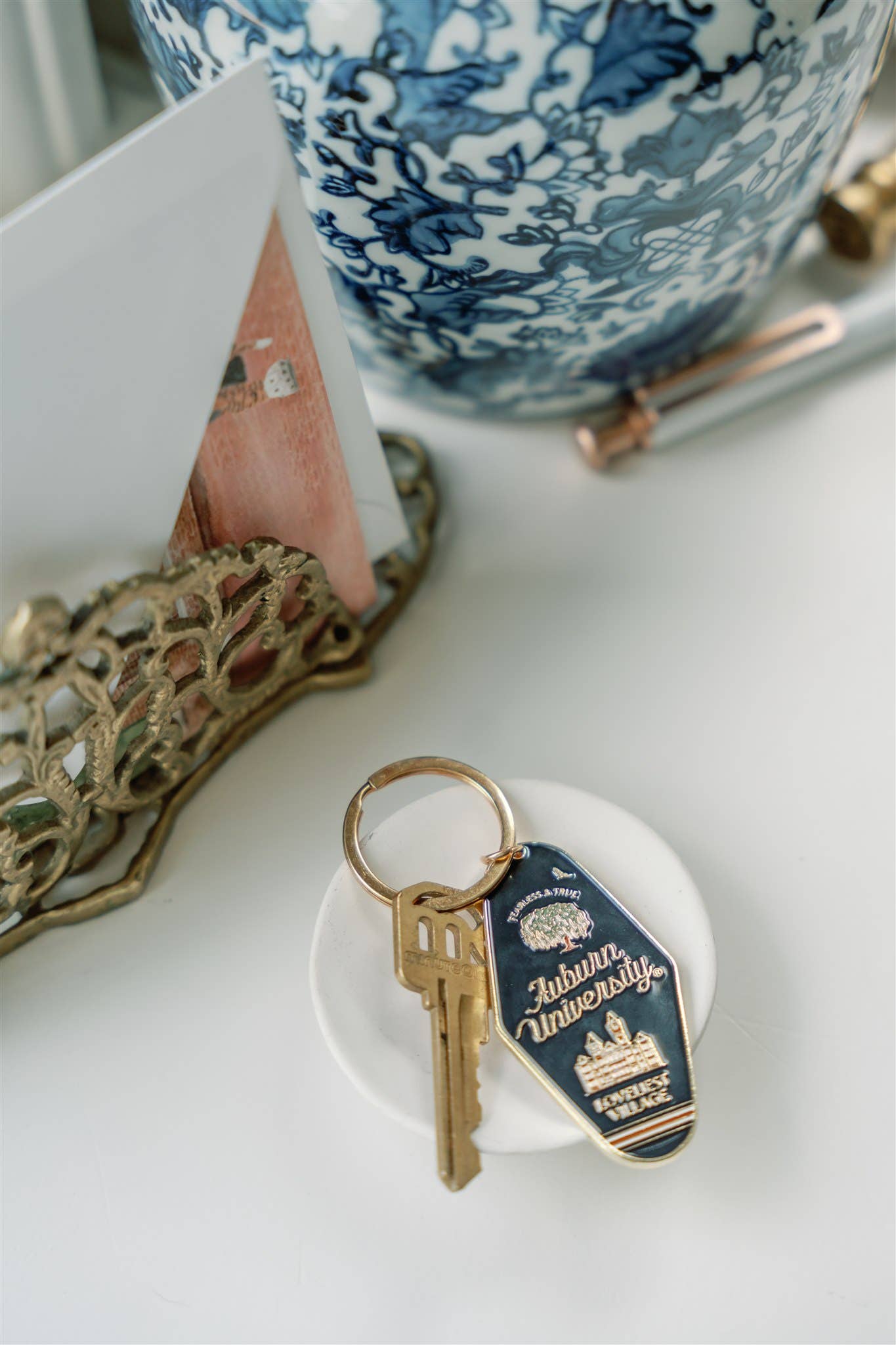 Gracefully Made Art - Wholesale Keychain - Unisex - Auburn University Enamel Keychain, Collegiate2