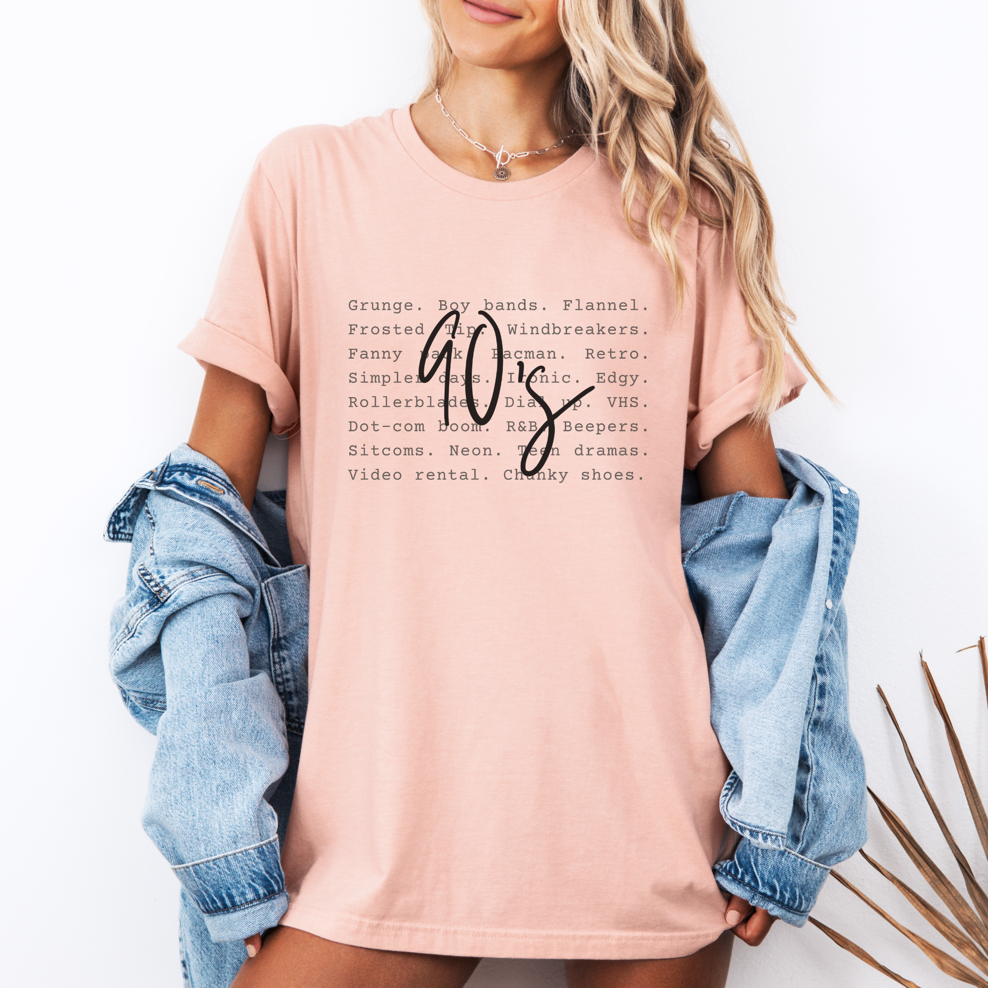 Trendznmore - Modern Graphic Apparel - Wholesale Screen Printed T-Shirt - Women's - 90s Wording Graphic Tee5