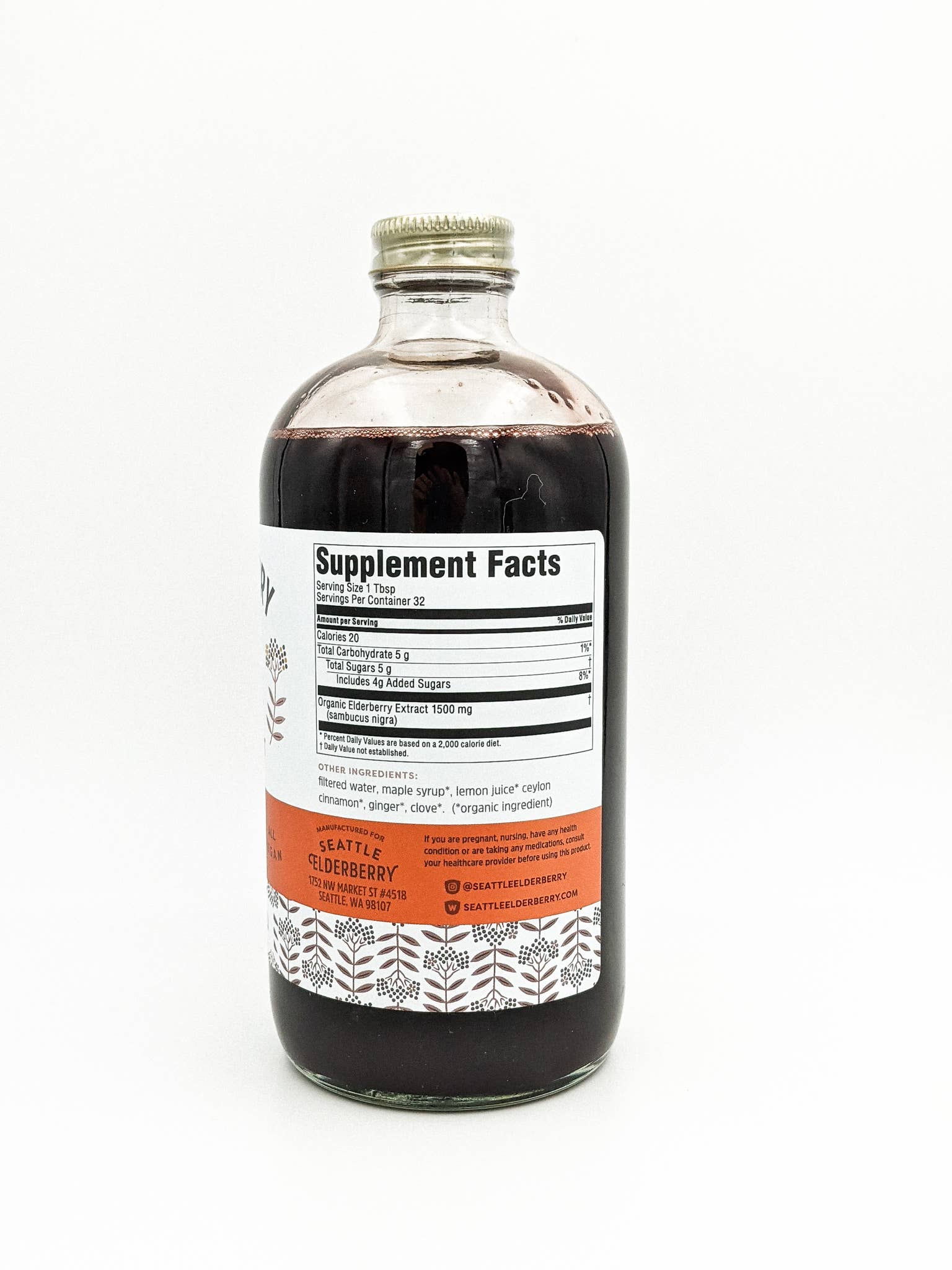 Seattle Elderberry - Wholesale Oral Supplement/Vitamin - Organic Elderberry Syrup with Maple5