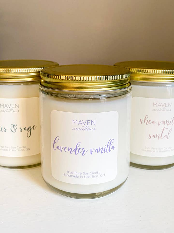 8 oz. guldburkljus för wholesale av Maven Creations