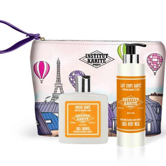 TOILETTASKE BALLON MANDEL & HONNING for engroshandel hos Institut Karité Paris