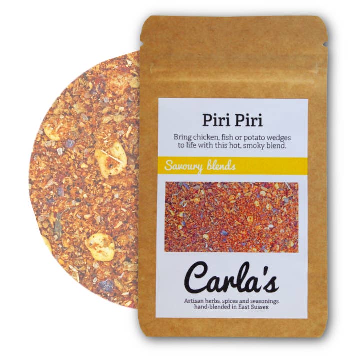 Carla's Piri Piri Blend 35g voor wholesale door Carla's Foods Ltd