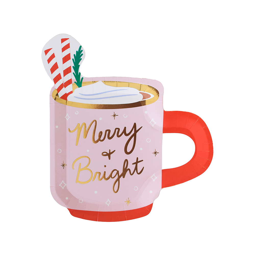 Jollity & Co. + Daydream Society - Wholesale Disposable Plate - Baking Spirits Bright Merry & Bright Mug Small Plates0