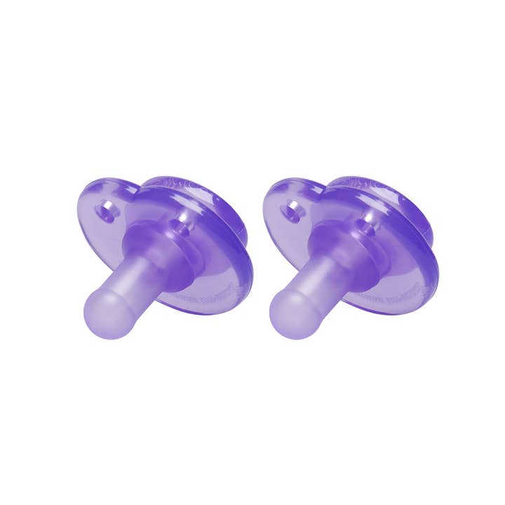 Nookums - Wholesale Pacifier - Baby - Nookums Paci-Plushies Replacement Pacifier - Purple 2 Pack