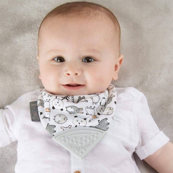 Cheeky Chompers – wholesale Haklapp - Baby – Nackerchew Tandvård Dribbla haklapp - Panda Pals