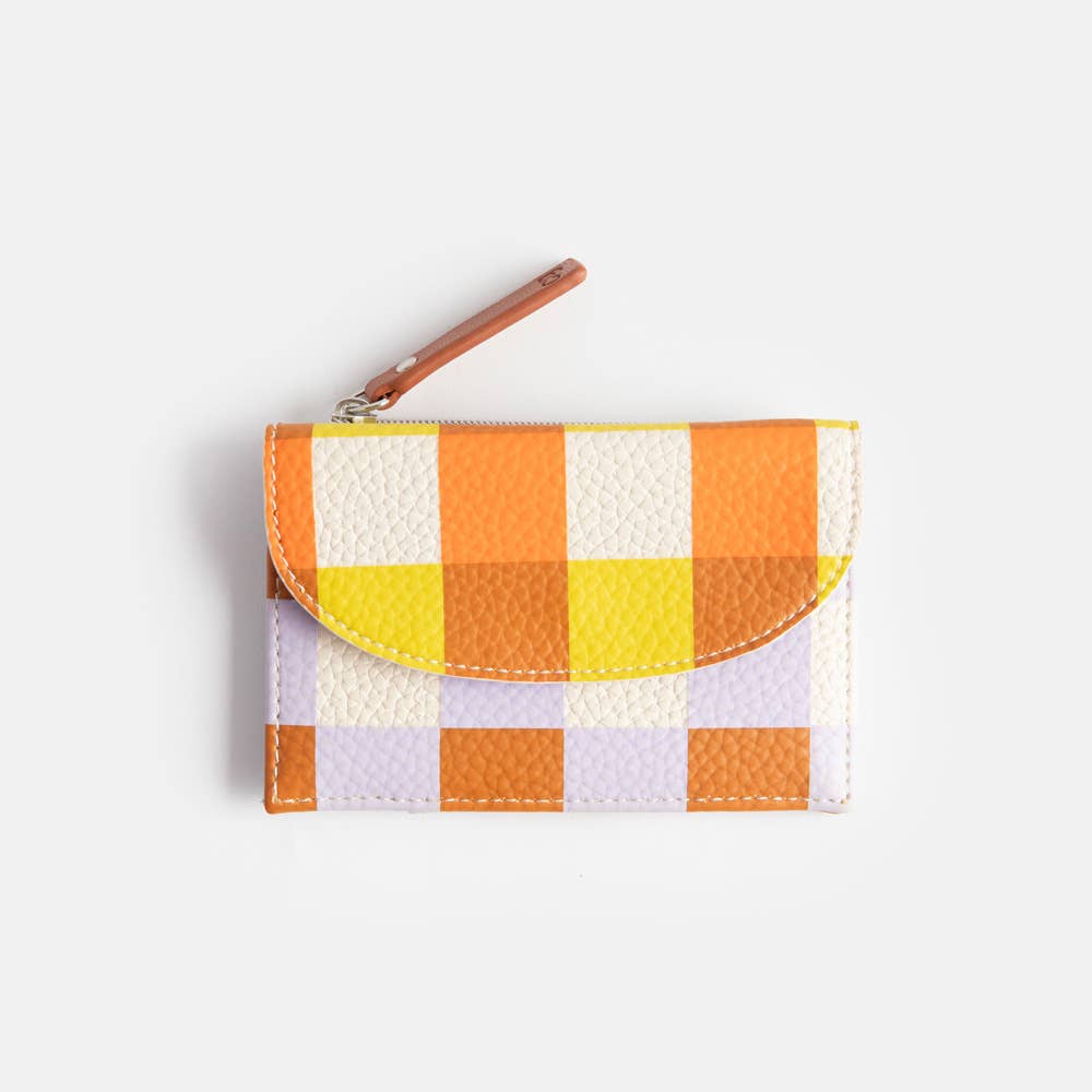 Caroline Gardner - Wholesale Coin Purse - Women's - Multi Check Cardholder Coin Purse0