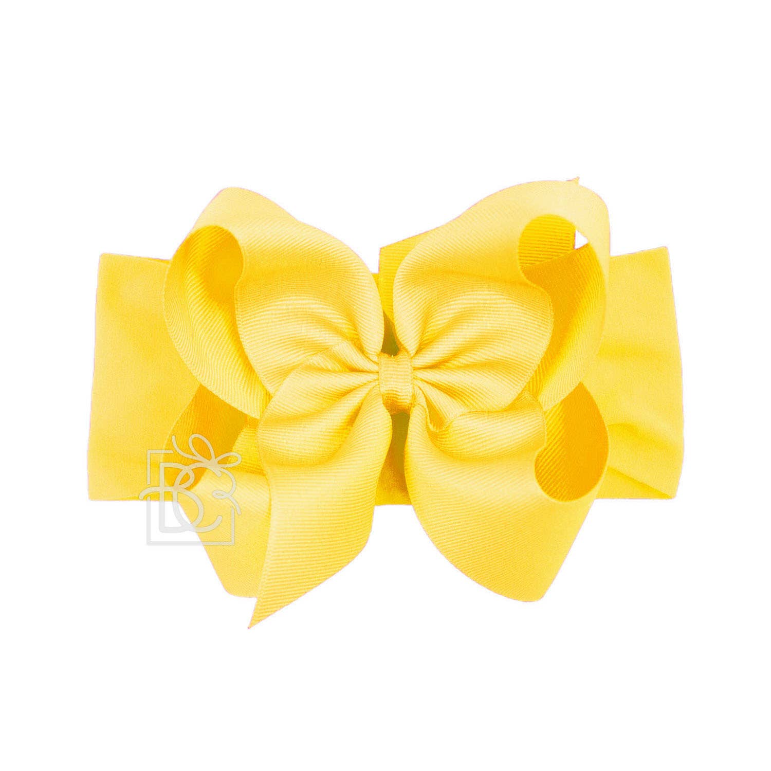 Beyond Creations, LLC - Wholesale Fashion Headband - Kids - WIDE PANTYHOSE HEADBAND W/CLASSIC GROSGRAIN BOW41