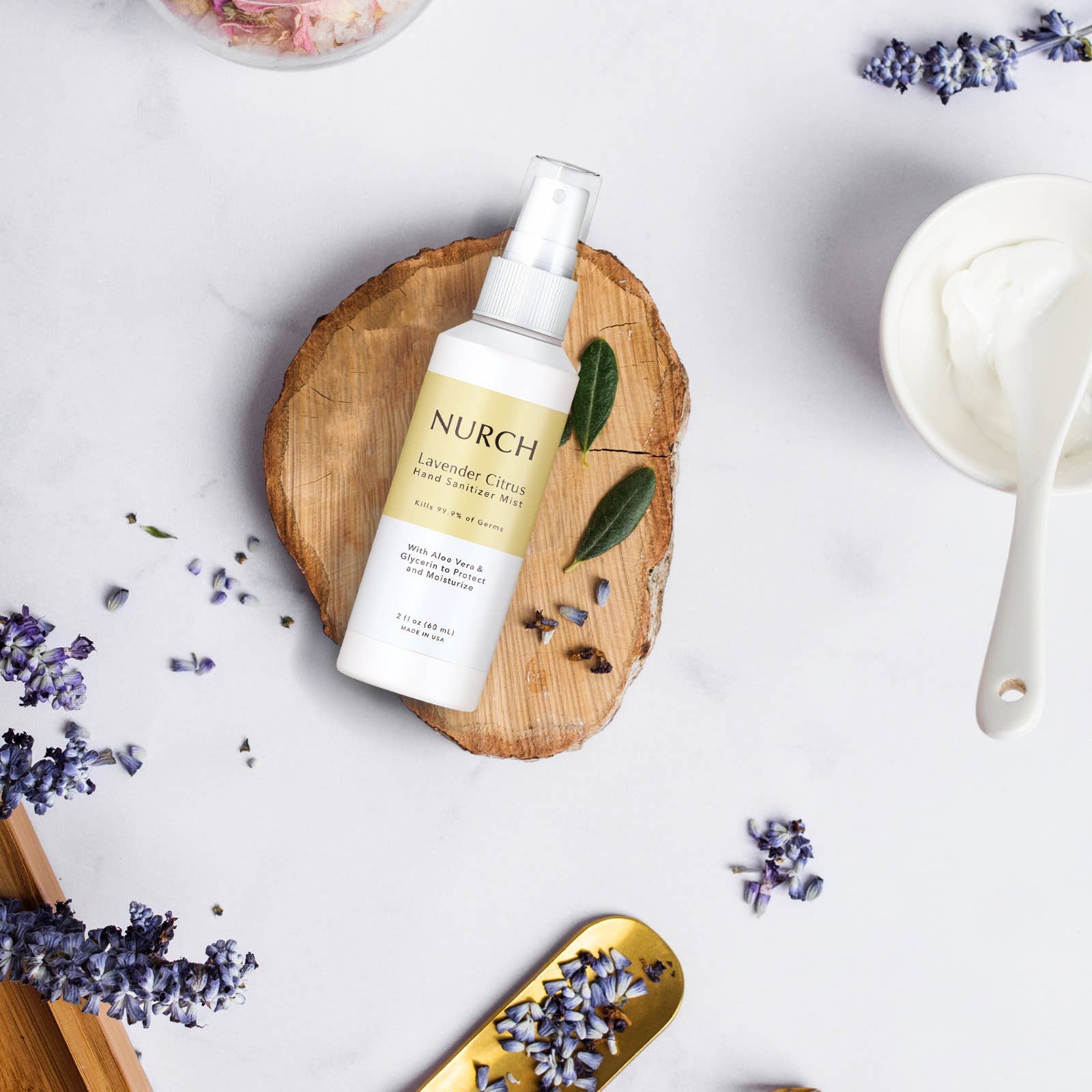 NURCH - Wholesale Desinfecterende handgel - NURCH Handdesinfecterend middel - Lavendel Citrus - 3 stuks2