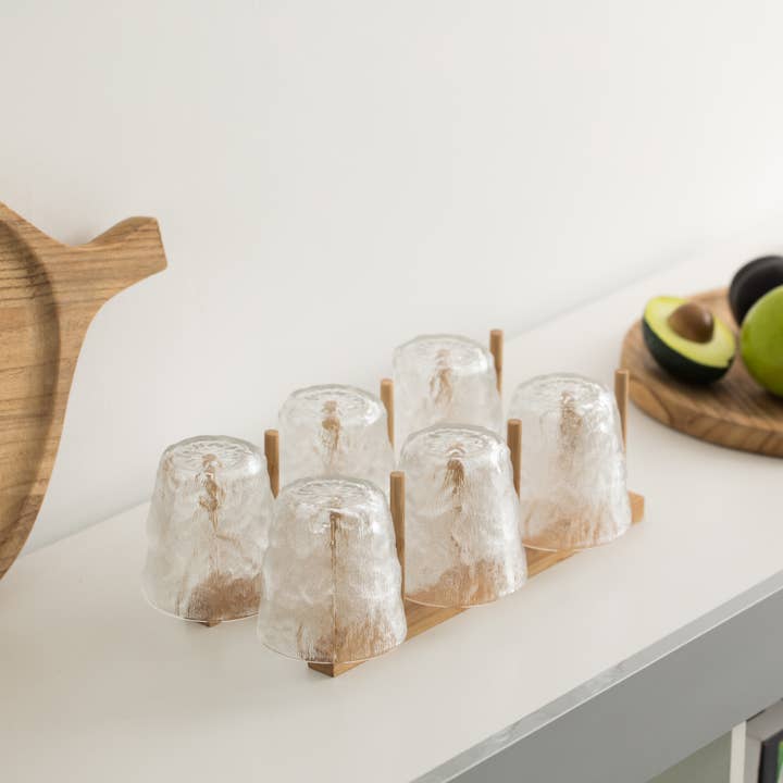 Quickway Imports – wholesale Dish-drying mat/rack – Set of 2 Bamboo Wooden Dish Drainer Rack, Plate Rack3