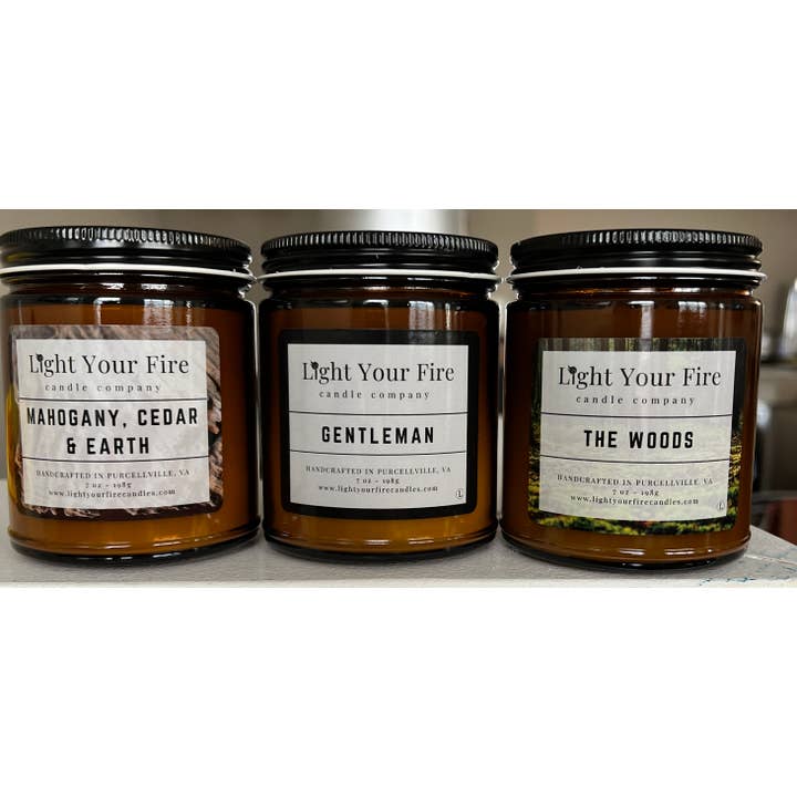 Light Your Fire Candle Co - Wholesale Jar/Filled Candle - The Woods Candle1